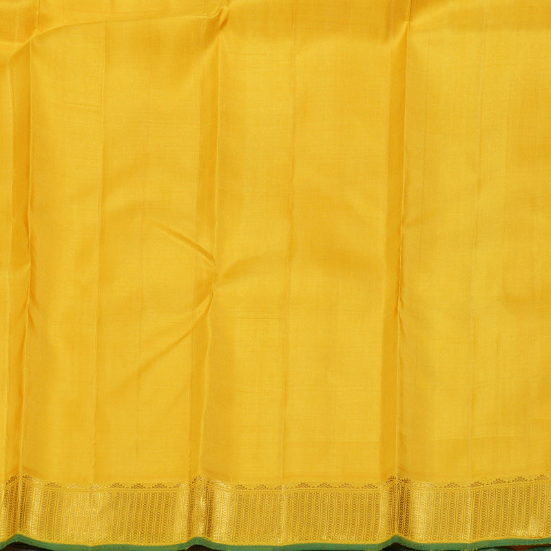 Hayagrivas Yellow Handloom Kanjivaram Silk Saree BBD357E5-6