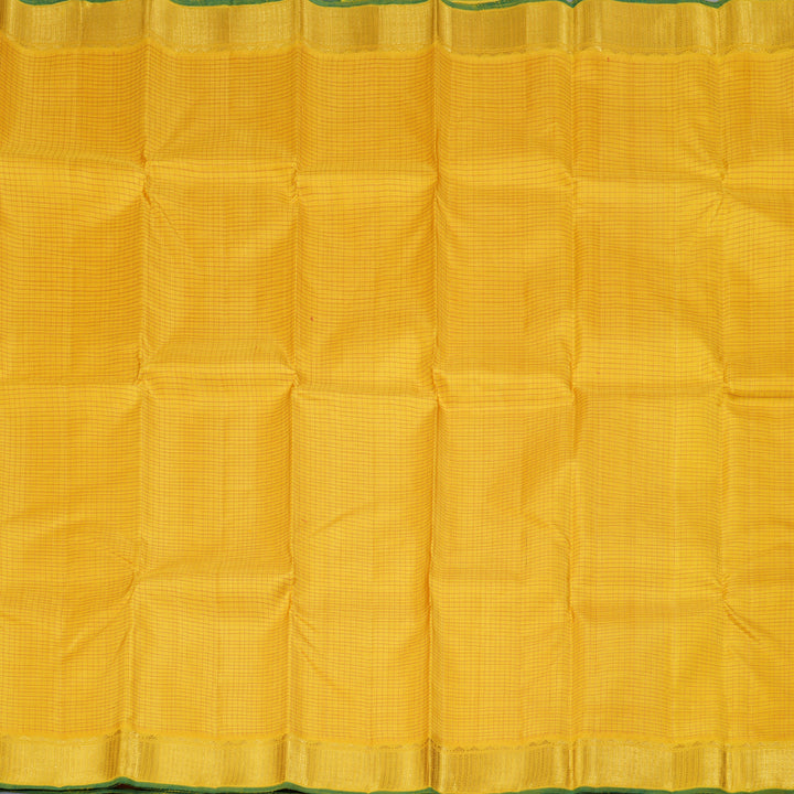 Hayagrivas Yellow Handloom Kanjivaram Silk Saree BBD357E5-6