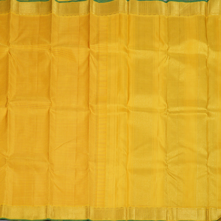 Hayagrivas Yellow Handloom Kanjivaram Silk Saree BBD357E5-6