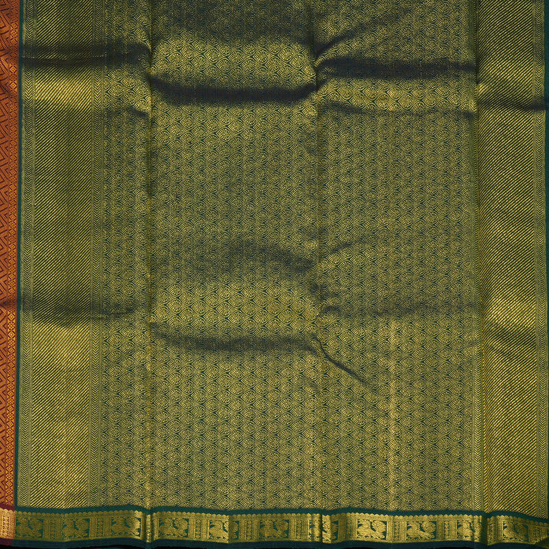 Hayagrivas Handloom Multicolour Kanjivaram Silk Saree BBD369E4-1