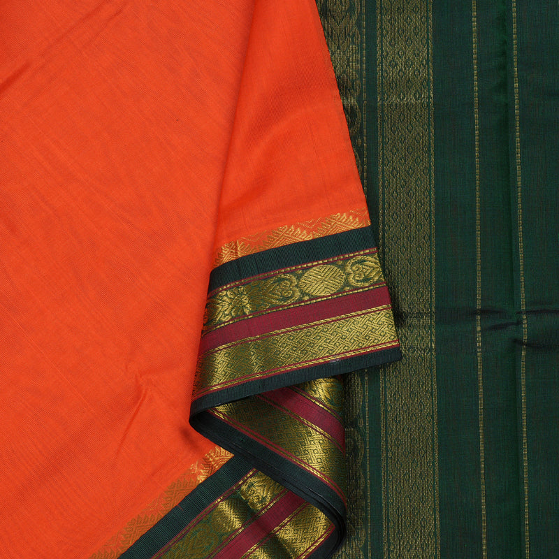 Hayagrivas Handloom Korvai Silk Cotton Saree BBD385F1-4