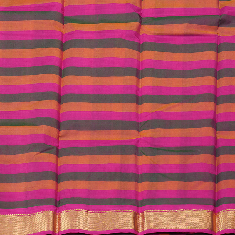 Hayagrivas Handloom Kanjivaram Silk Saree in Exquisite Multicolor Checks BBD390F1-24