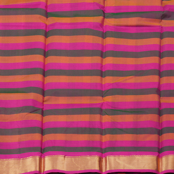 Hayagrivas Handloom Kanjivaram Silk Saree in Exquisite Multicolor Checks BBD390F1-24