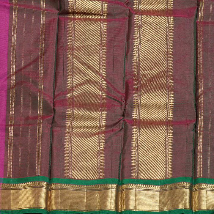 Hayagrivas Purple Handloom Kanjivaram Silk Saree with Mandhalir Border BBD390F2-53