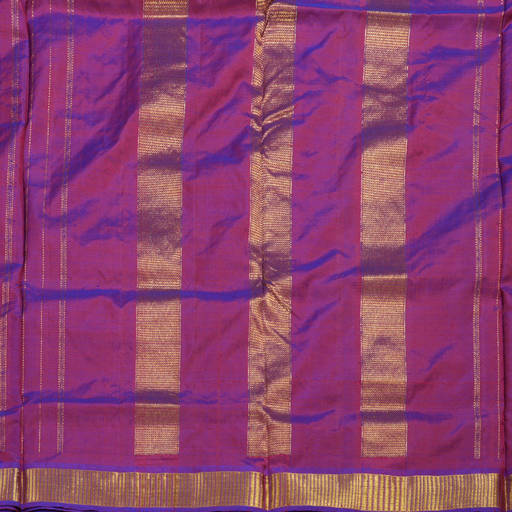 Hayagrivas Purple Ten Yards Silk Saree BBD412F2-2