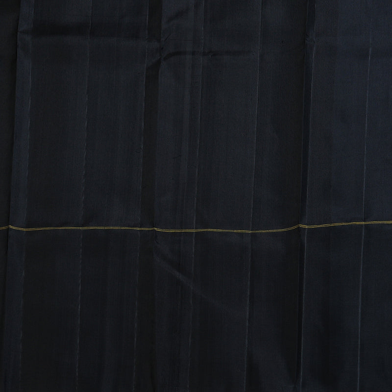 Hayagrivas Mubagam (Maroon,Grey And Black) Handloom Kanjivaram Silk Saree with Black Border BBD42D2-1