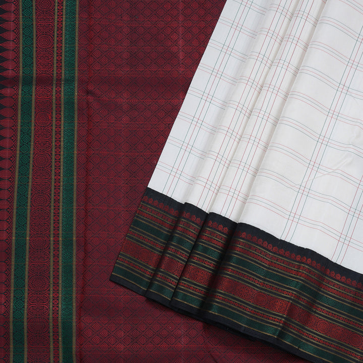 Hayagrivas Handloom Korvai Kanjivaram Silk Saree BBD434F1-1