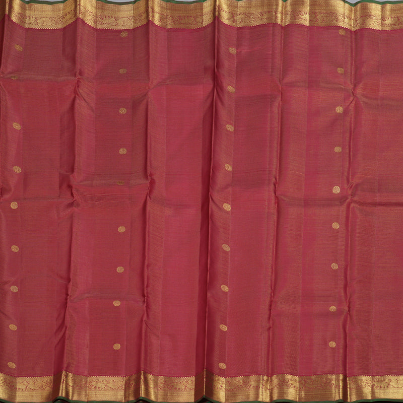 Hayagrivas Maroon Vairaoosi Kanjivaram Handloom Silk Saree BBD440F3-1