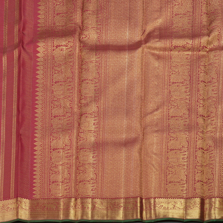 Hayagrivas Maroon Vairaoosi Kanjivaram Handloom Silk Saree BBD440F3-1