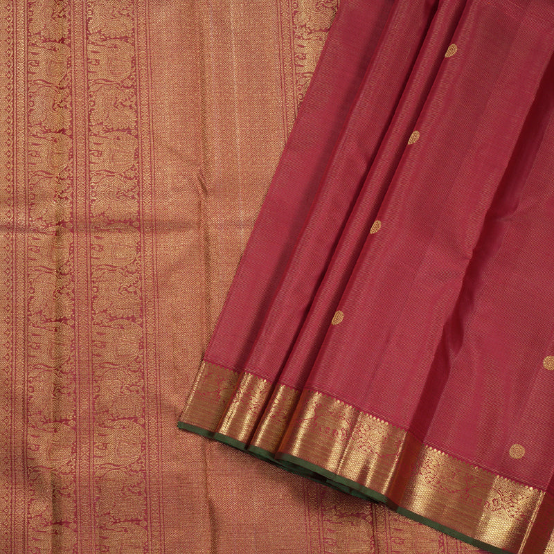 Hayagrivas Maroon Vairaoosi Kanjivaram Handloom Silk Saree BBD440F3-1