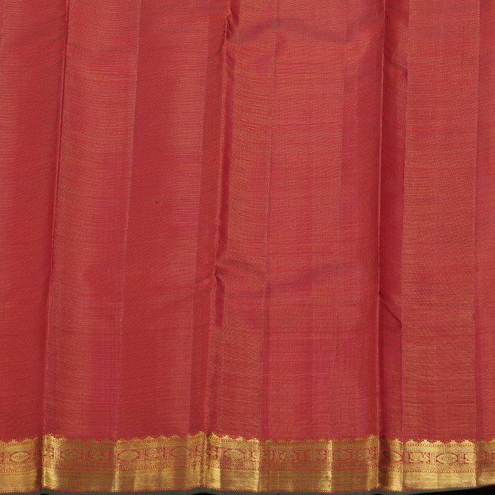 Hayagrivas Maroon Kanjivaram Silk Saree with Maroon Border BBD448F8-1