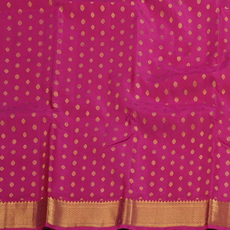 Hayagrivas Dark Pink Kanjivaram Silk Saree BBD463F11-1