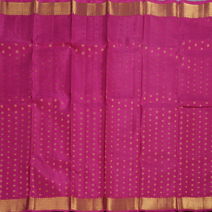 Hayagrivas Dark Pink Kanjivaram Silk Saree BBD463F11-1