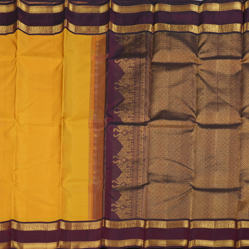 Hayagrivas Handloom Korvai  Kanjivaram Silk Saree BBD471F7-1