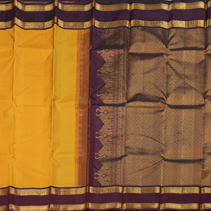 Hayagrivas Handloom Korvai  Kanjivaram Silk Saree BBD471F7-1