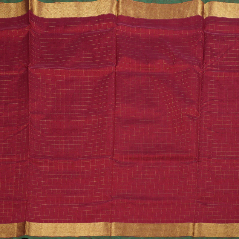 Hayagrivas Handloom Traditional Red Silk Cotton Saree BBD485F7-6