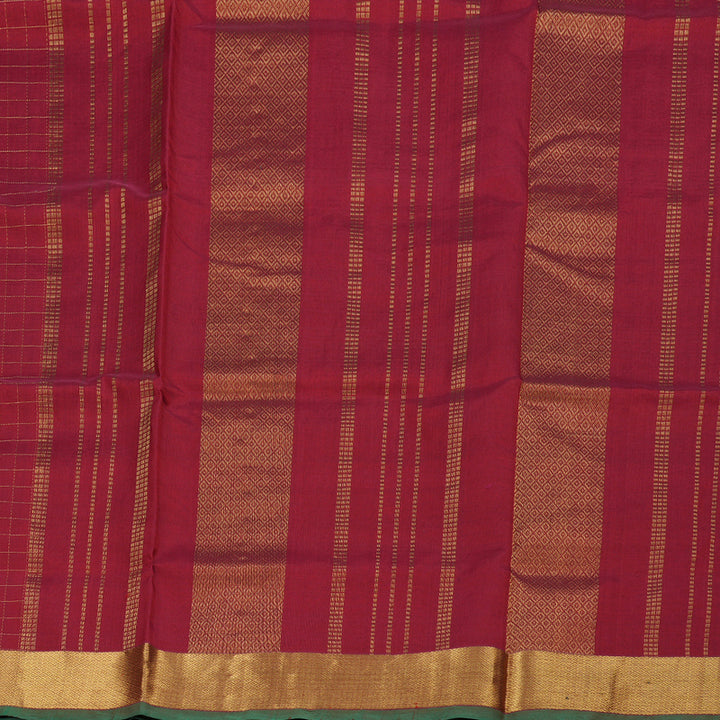 Hayagrivas Handloom Traditional Red Silk Cotton Saree BBD485F7-6