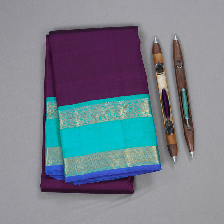 Hayagrivas Handloom Retta Pettu Kanjivaram Silk Saree BBD501F3-1