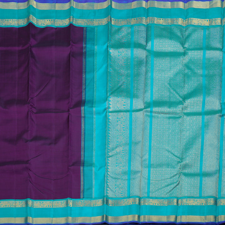 Hayagrivas Handloom Retta Pettu Kanjivaram Silk Saree BBD501F3-1