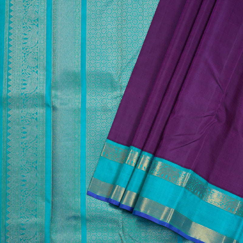 Hayagrivas Handloom Retta Pettu Kanjivaram Silk Saree BBD501F3-1