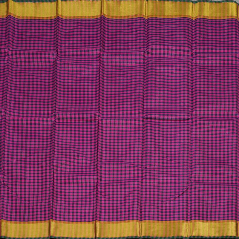 Hayagrivas Handloom Multicolour Checks Kanjivaram Silk Saree BBD514F5-2