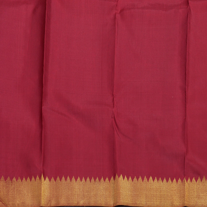 Hayagrivas Handloom Raising Border Kanjivaram Silk Saree BBD518F2-1