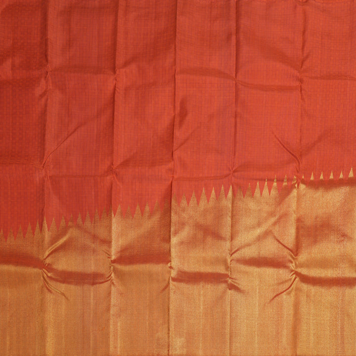 Hayagrivas Handloom Raising Border Kanjivaram Silk Saree BBD518F2-1