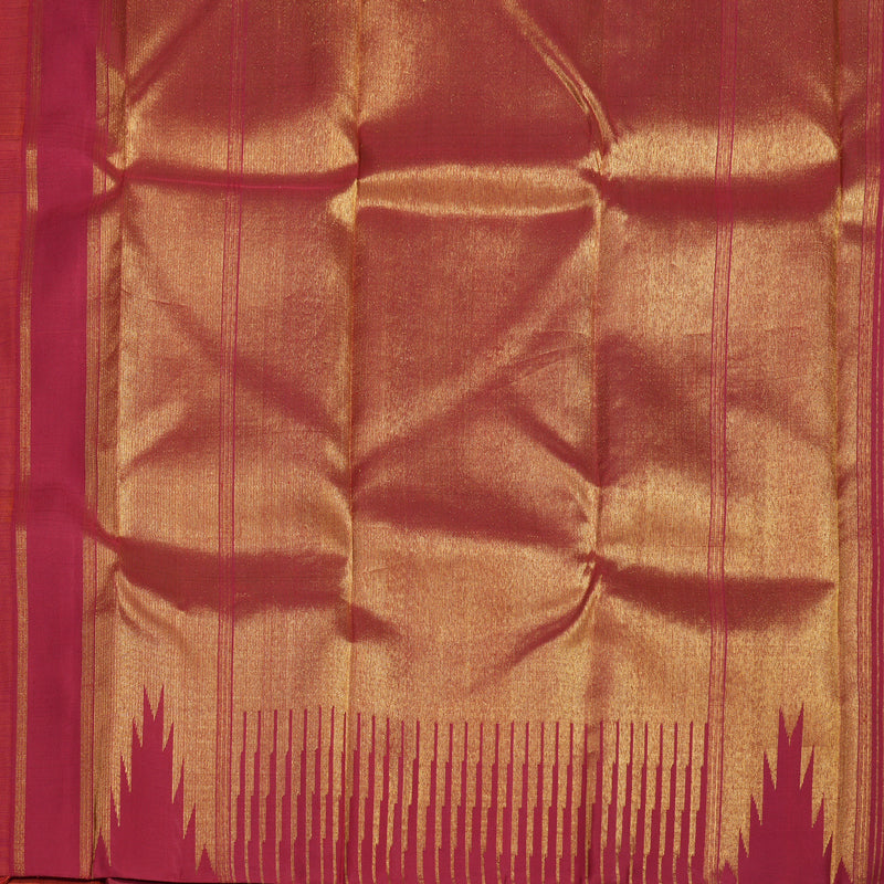 Hayagrivas Handloom Raising Border Kanjivaram Silk Saree BBD518F2-1