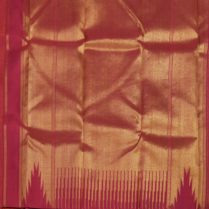 Hayagrivas Handloom Raising Border Kanjivaram Silk Saree BBD518F2-1