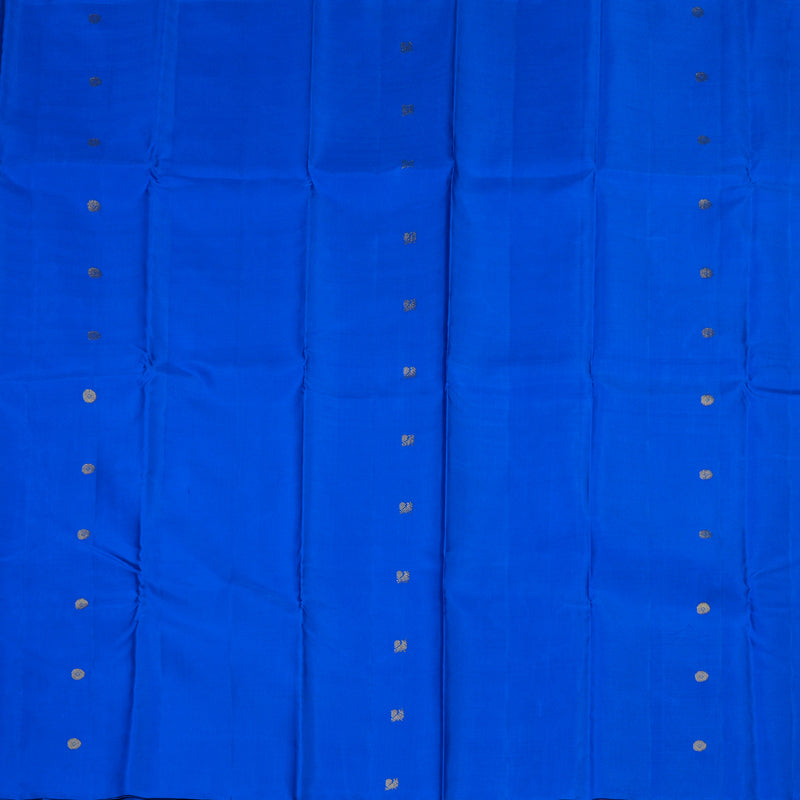 Hayagrivas Handloom MS Blue Kanjivaram Silk Saree BBD522F12-1
