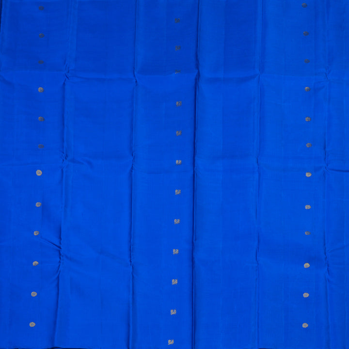 Hayagrivas Handloom MS Blue Kanjivaram Silk Saree BBD522F12-1