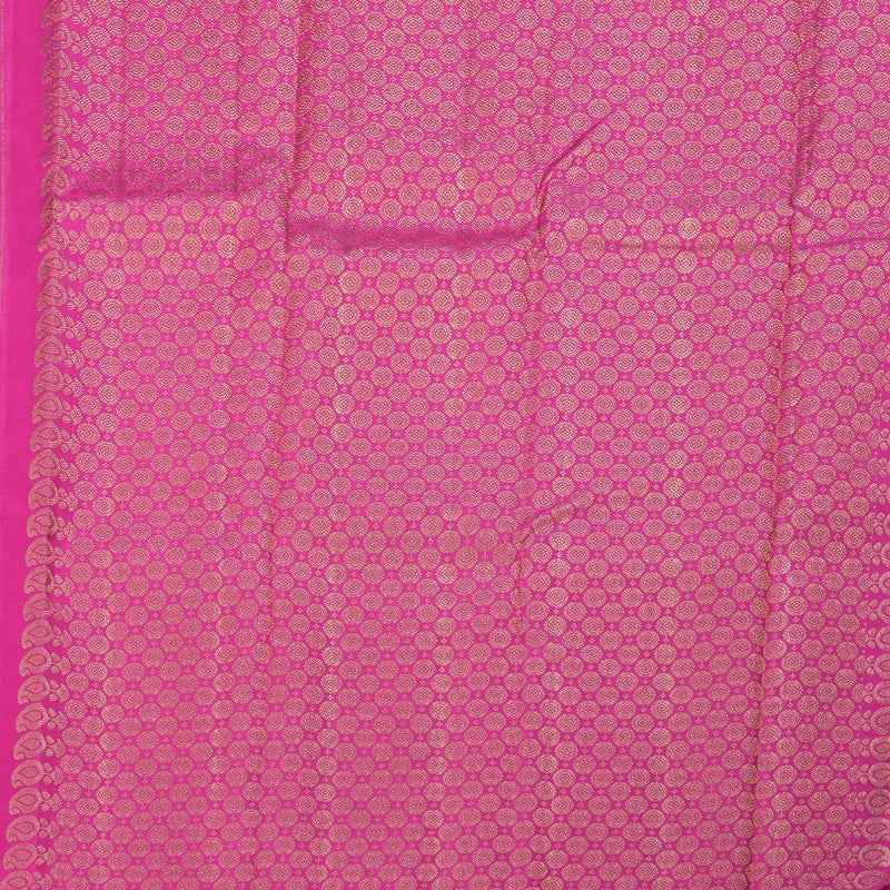 Hayagrivas Handloom Borderless Kanjivaram Silk Saree in Attractive Purple BBD522F12-3