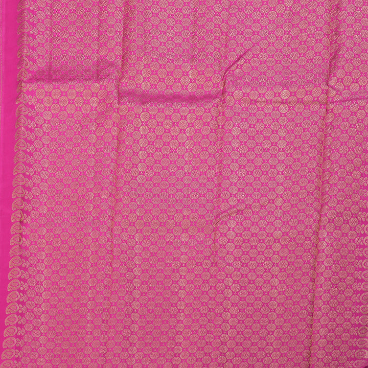 Hayagrivas Handloom Borderless Kanjivaram Silk Saree in Attractive Purple BBD522F12-3