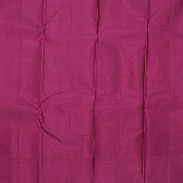 Hayagrivas Dark Maroon Handloom Kanjivaram Silk Saree with Pink Border BBD522F13-1