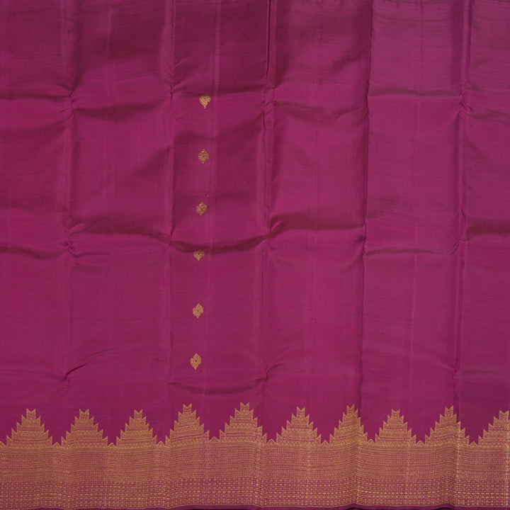 Hayagrivas Magenta Kanjivaram Silk Saree with Magenta Border BBD530F9-1