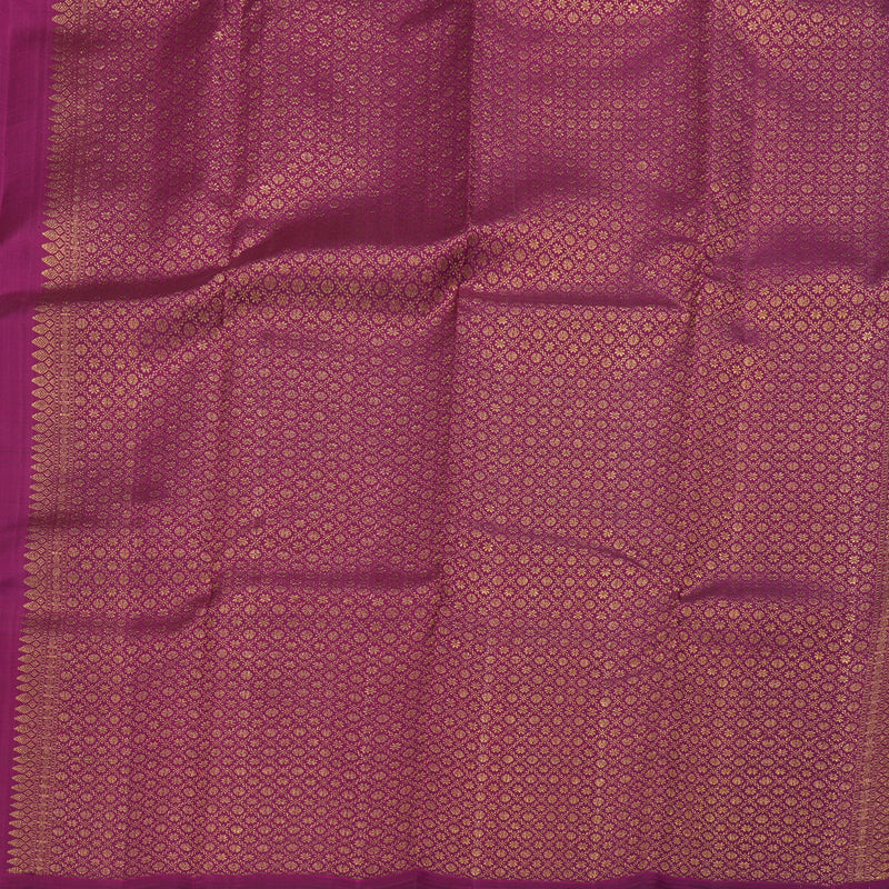 Hayagrivas Magenta Kanjivaram Silk Saree with Magenta Border BBD530F9-1