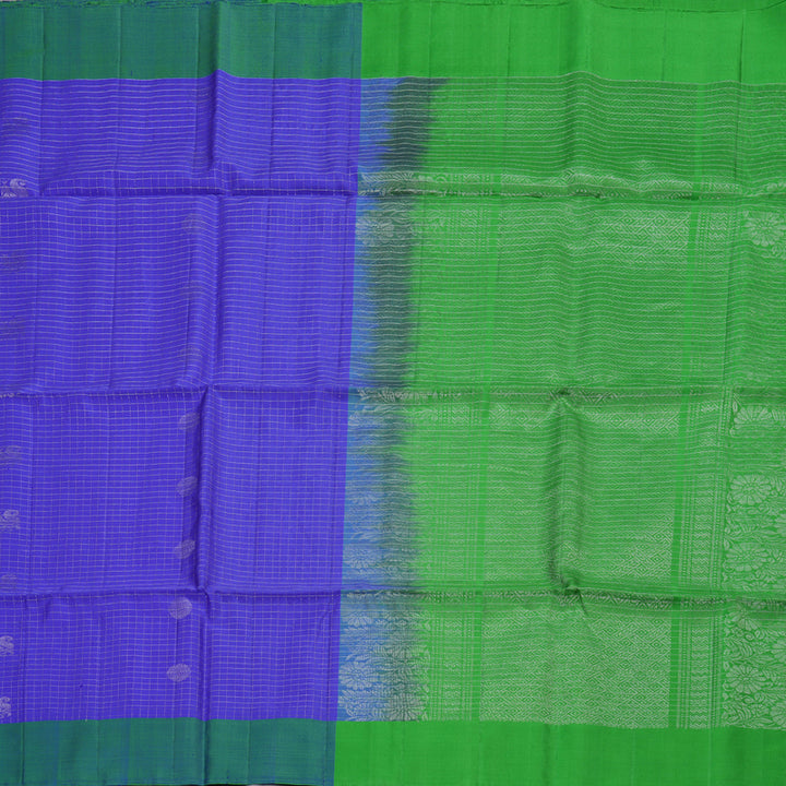 Hayagrivas Blue Handloom Soft Silk Saree BBD536F1-21
