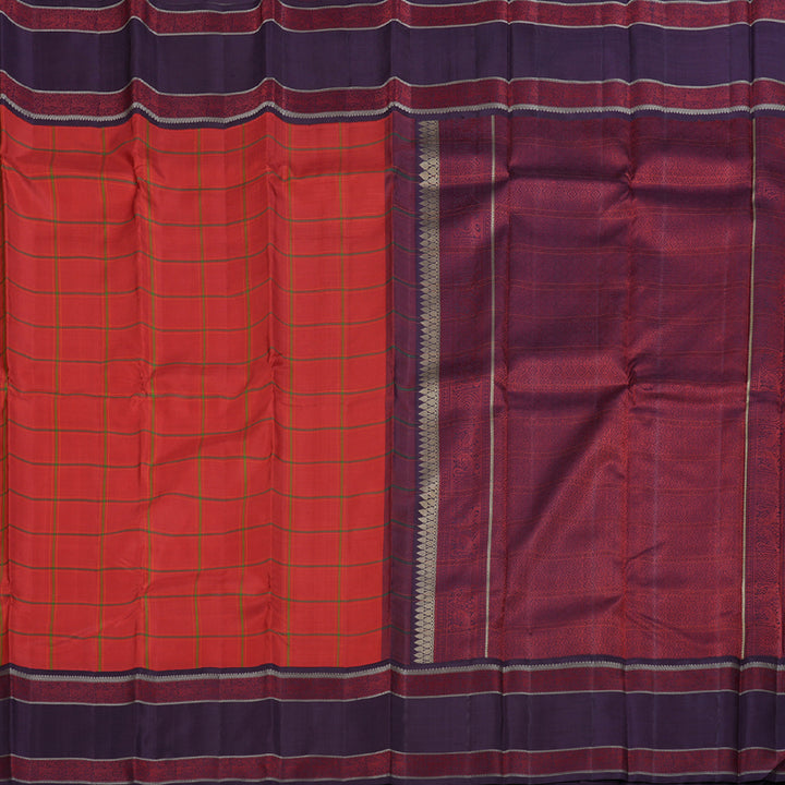 Hayagrivas Handloom Kanjivaram Thread Work Silk Saree BBD558G13-1