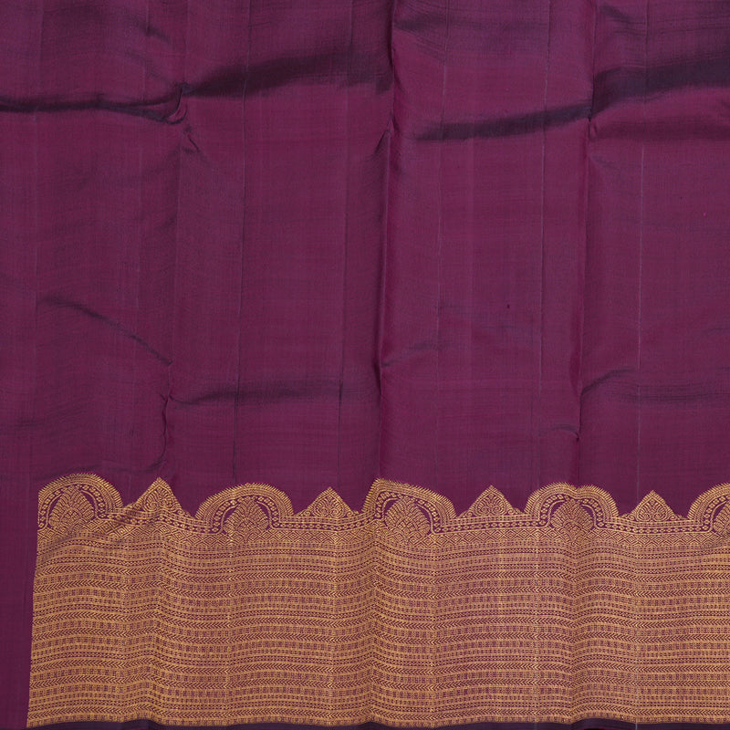 Hayagrivas Purple Kanjivaram Silk Saree with Purple Border - BBD568G3-1