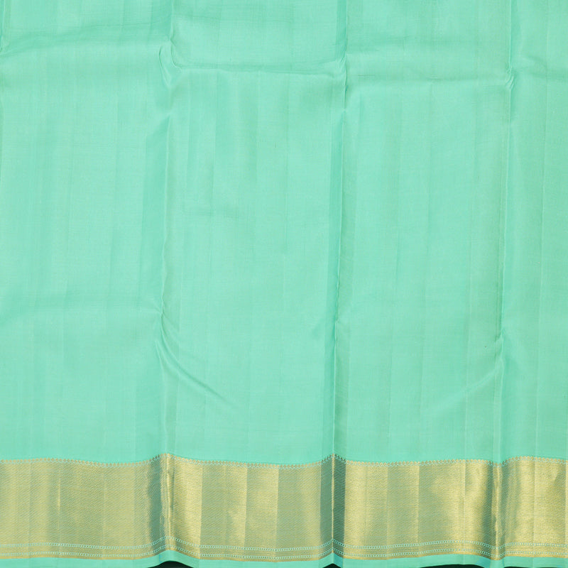 Hayagrivas Handloom  Kanjivaram Silk Saree in Serene Mango Yellow BBD569G1-1