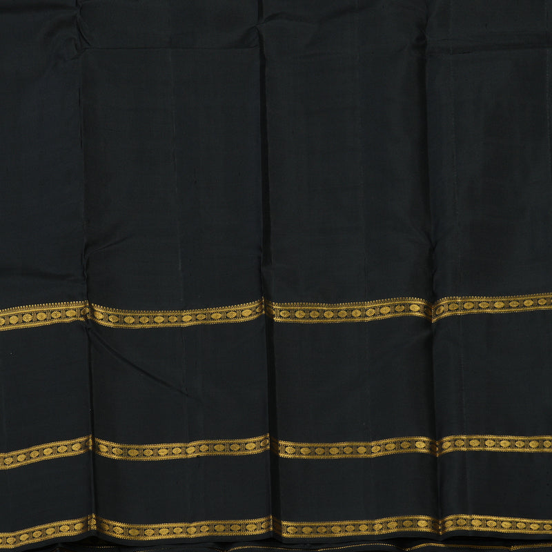 Hayagrivas Handloom Araku Maroon Kanjivaram Silk Saree with Black Border BBD570G8-1