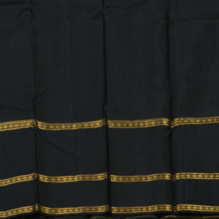 Hayagrivas Handloom Araku Maroon Kanjivaram Silk Saree with Black Border BBD570G8-1