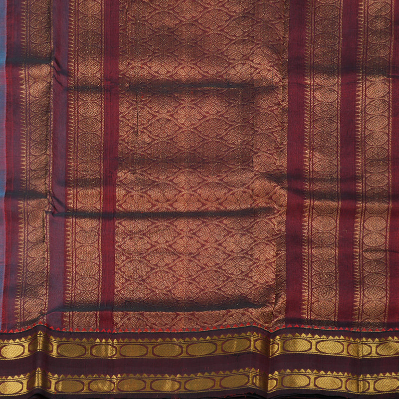 Hayagrivas Handloom Retta Pettu Korvai Silk Cotton Saree BBD57D10-4