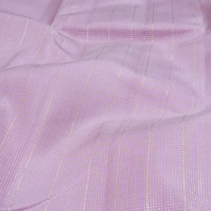 Hayagrivas Lavender Kanjivaram Silk Saree with Lavender Border - BBD585G1-1