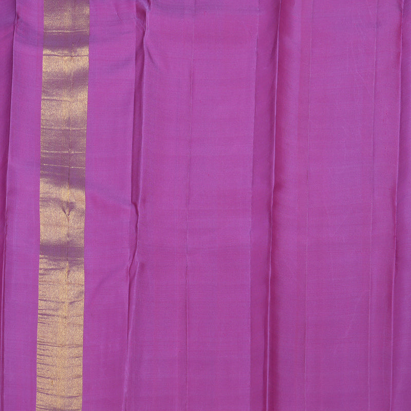 Hayagrivas Lilac Color Kanjivaram Silk Saree with Purplish Pink Border BBD586G3-1