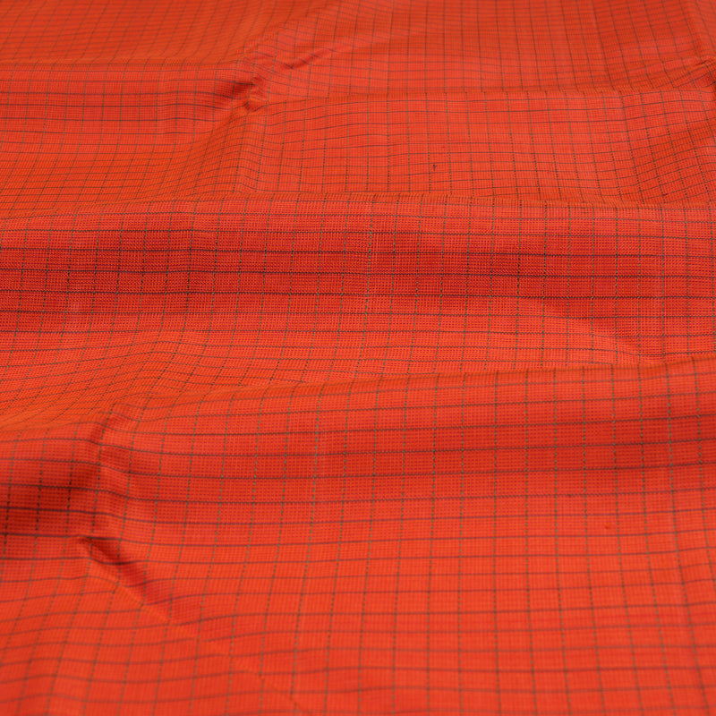 Hayagrivas Orange Kanjivaram Silk Saree with Bottle Green Border BBD588G4-1