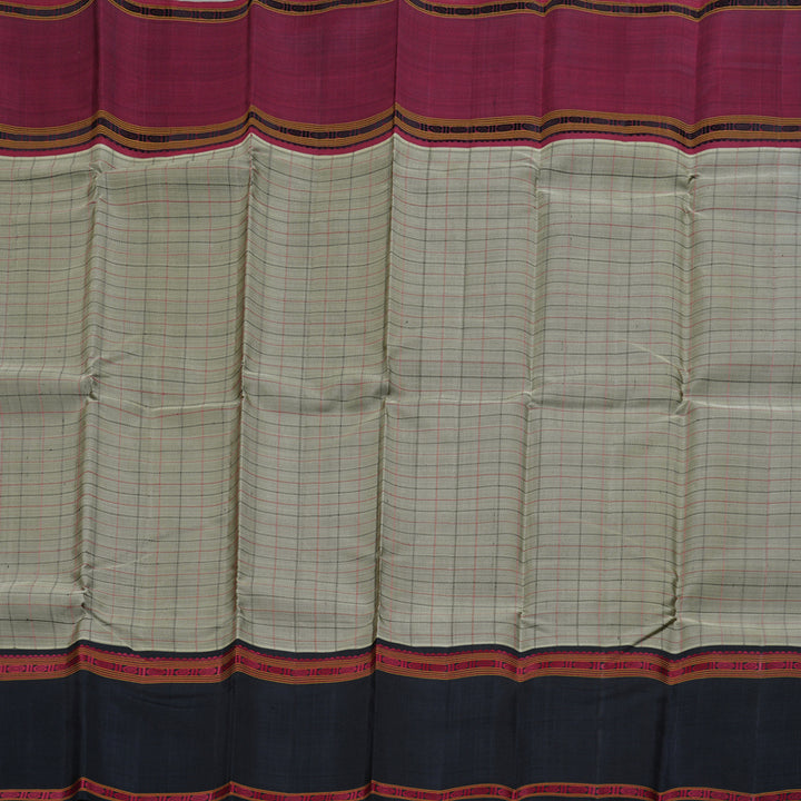 Hayagrivas Handloom Kanjivaram Thread Work Silk Saree BBD596G6-1