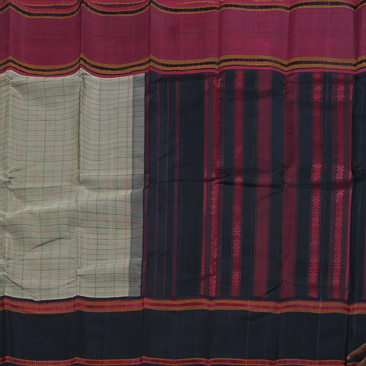 Hayagrivas Handloom Kanjivaram Thread Work Silk Saree BBD596G6-1