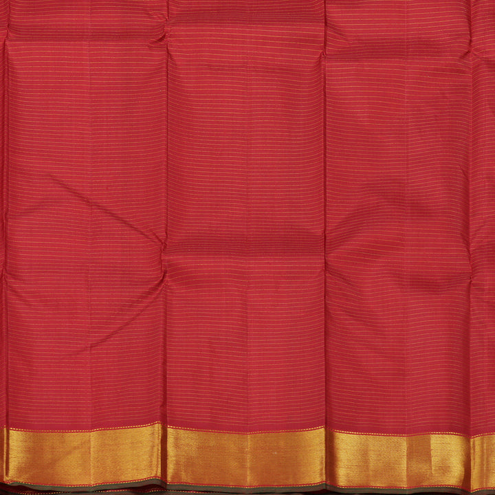 Hayagrivas Maroon Handloom Kanjivaram Silk Saree BBD597G5-6