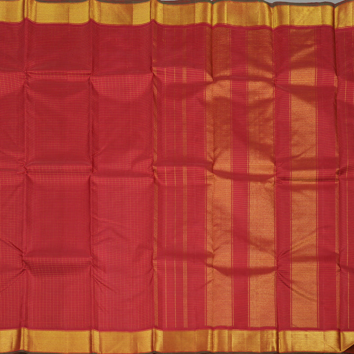 Hayagrivas Maroon Handloom Kanjivaram Silk Saree BBD597G5-6